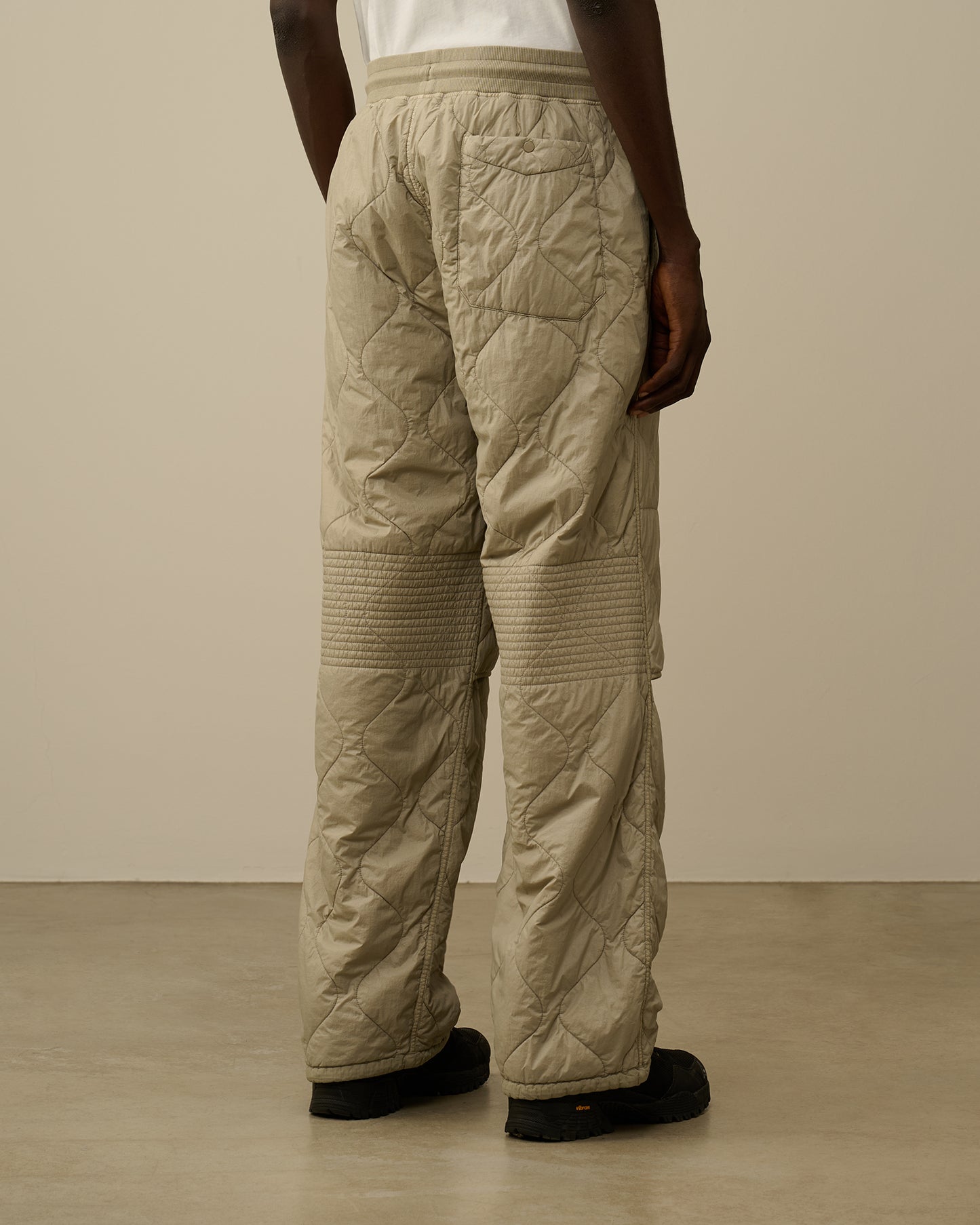 C.P Company Diagonal Raised Fleece Mixed Quilted Sweatpants