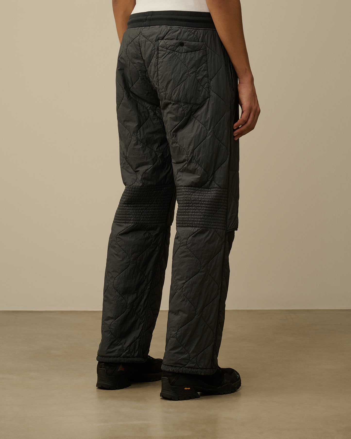 C.P Company Diagonal Raised Fleece Mixed Quilted Sweatpants