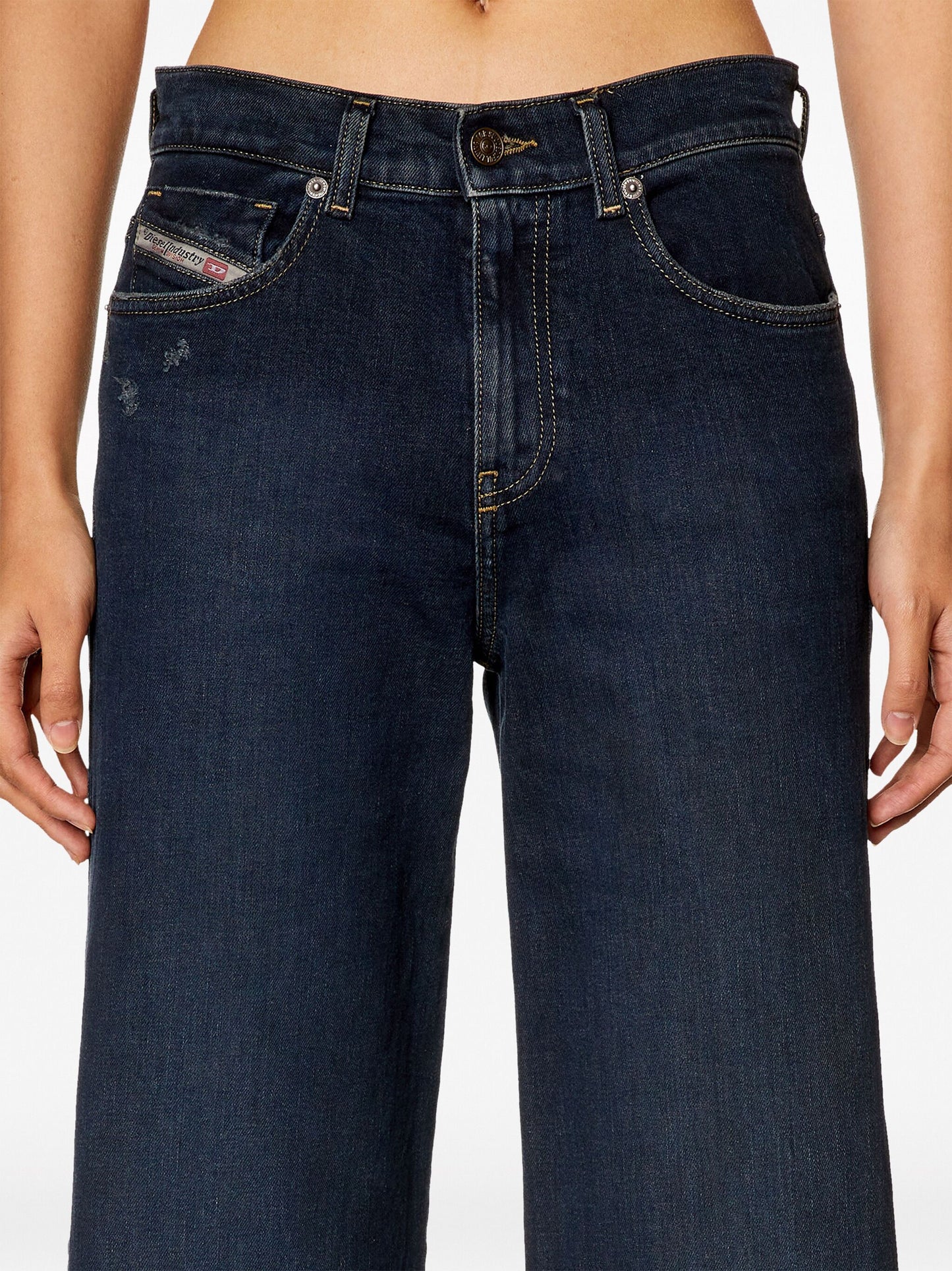 Disel   Halbhohe D-Akemi 1978 Bootcut-Jeans