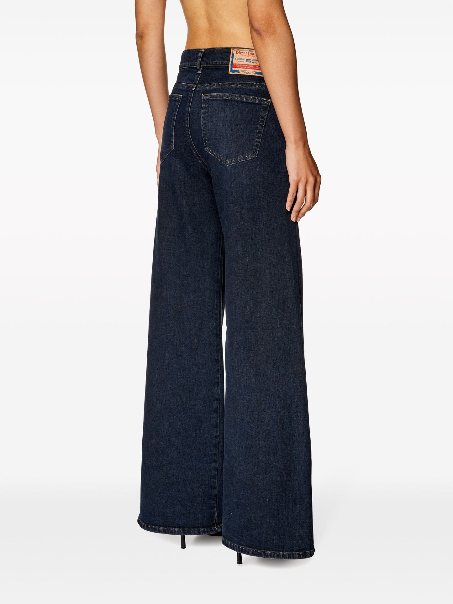 Disel   Halbhohe D-Akemi 1978 Bootcut-Jeans