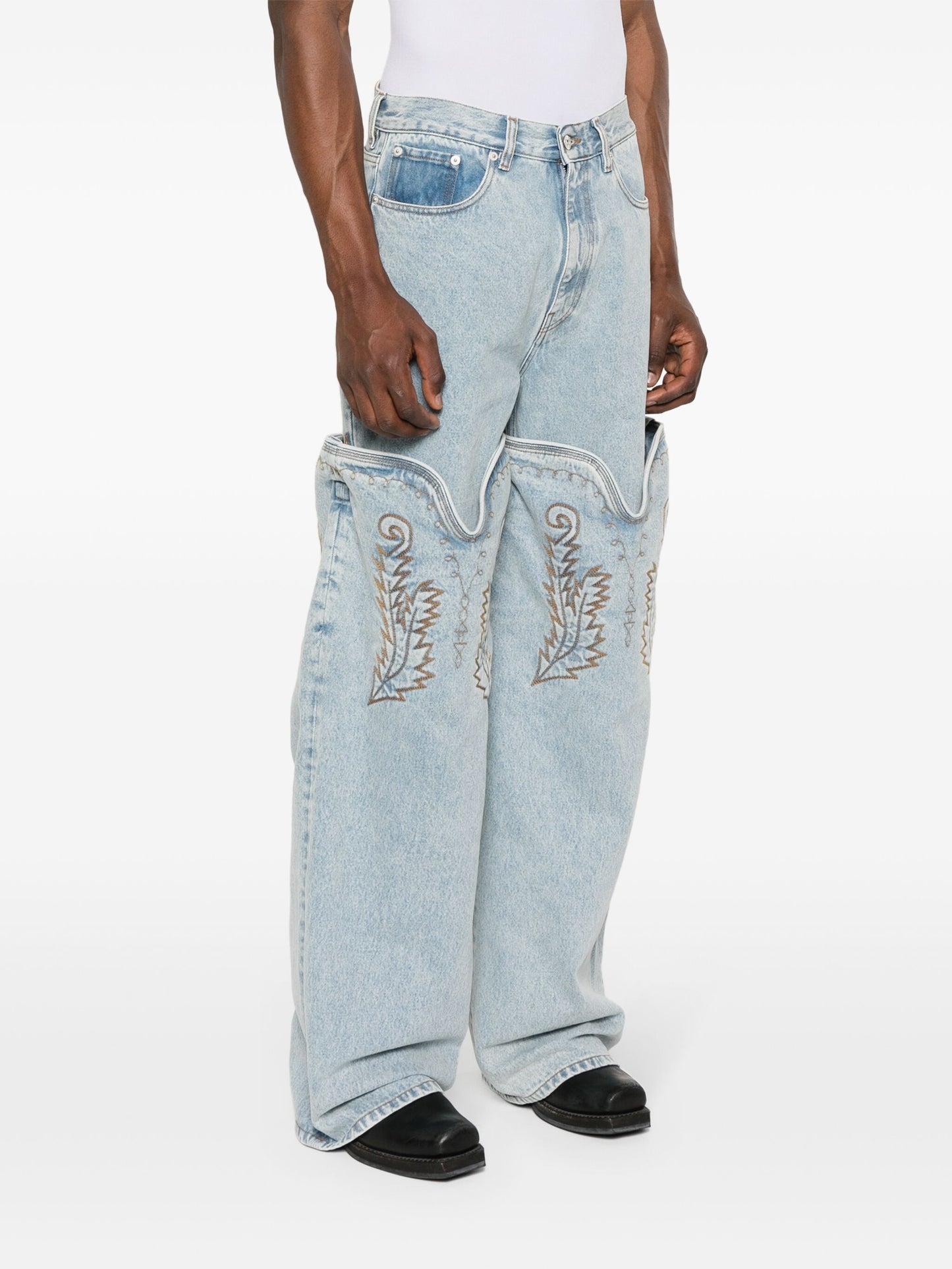 Y/Project Evergreen Maxi Cowboy Cuff Jeans