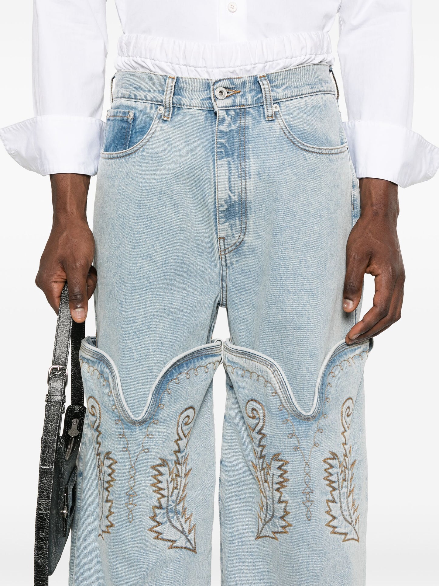 Y/Project Evergreen Maxi Cowboy Cuff Jeans