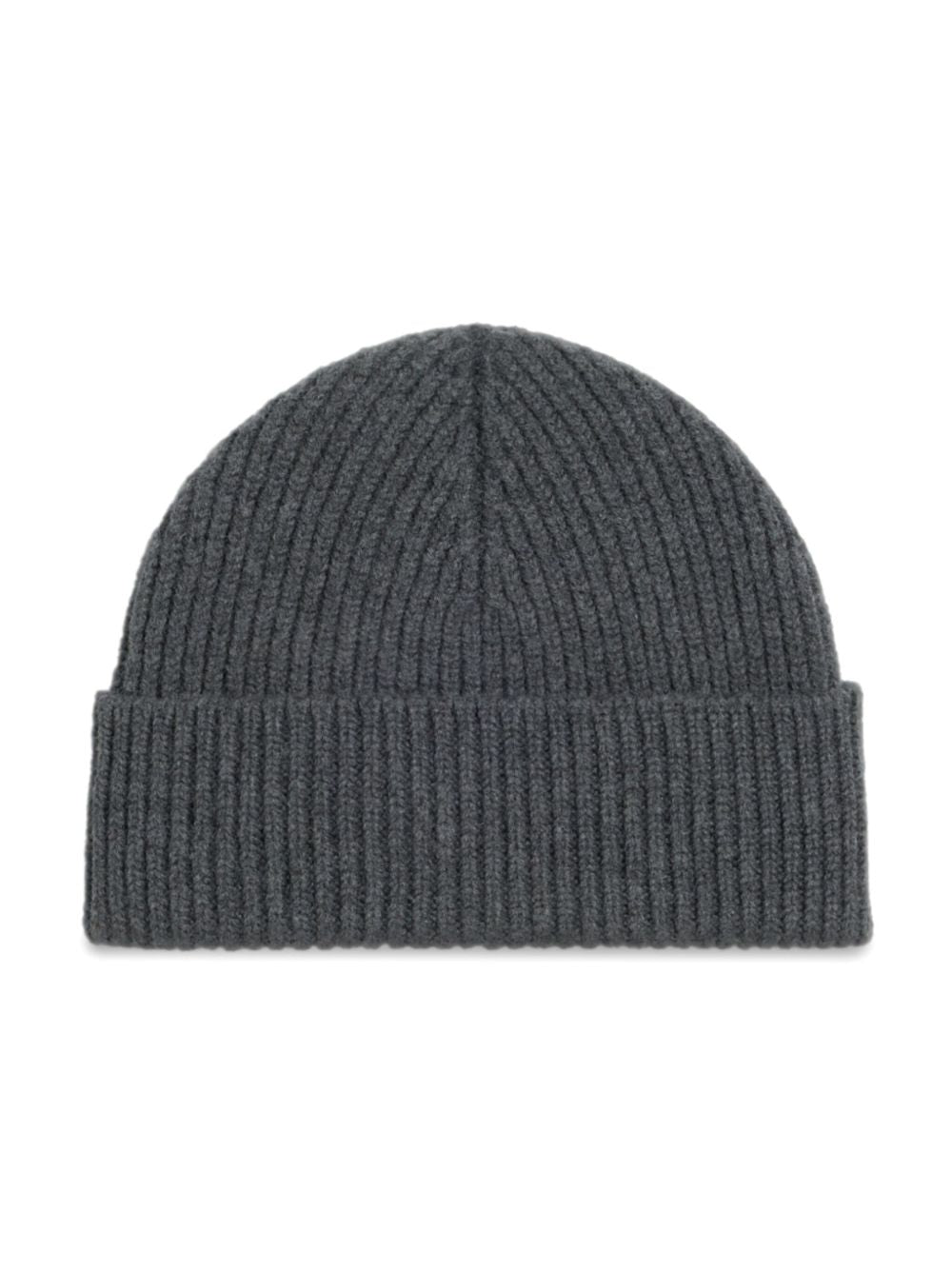 AMI Paris Beanie mit Logo-Stickerei