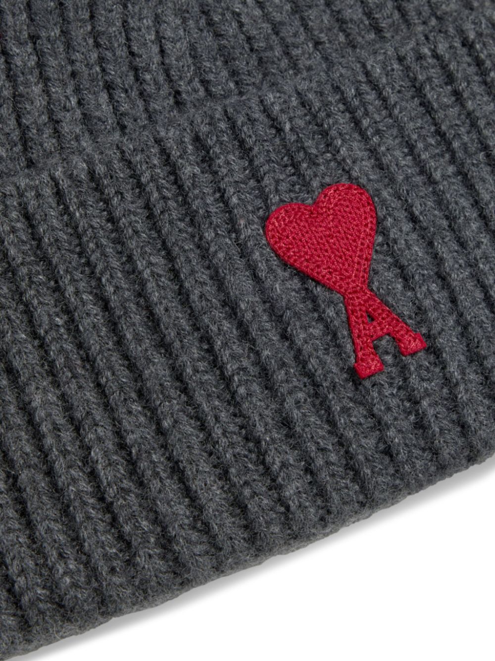 AMI Paris Beanie mit Logo-Stickerei