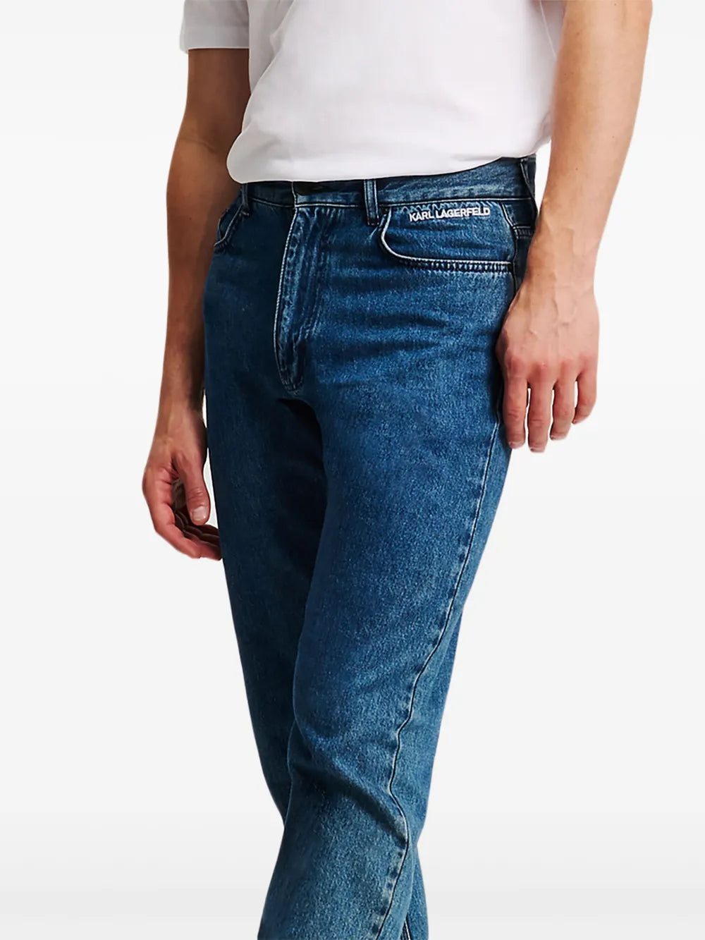 Karl Lagerfeld Klassische Tapered-Jeans