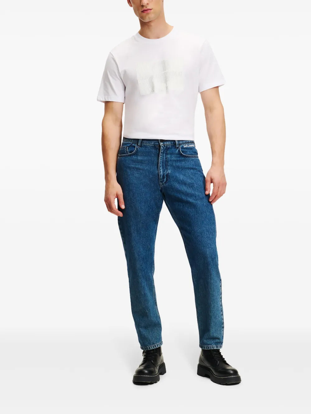 Karl Lagerfeld Klassische Tapered-Jeans