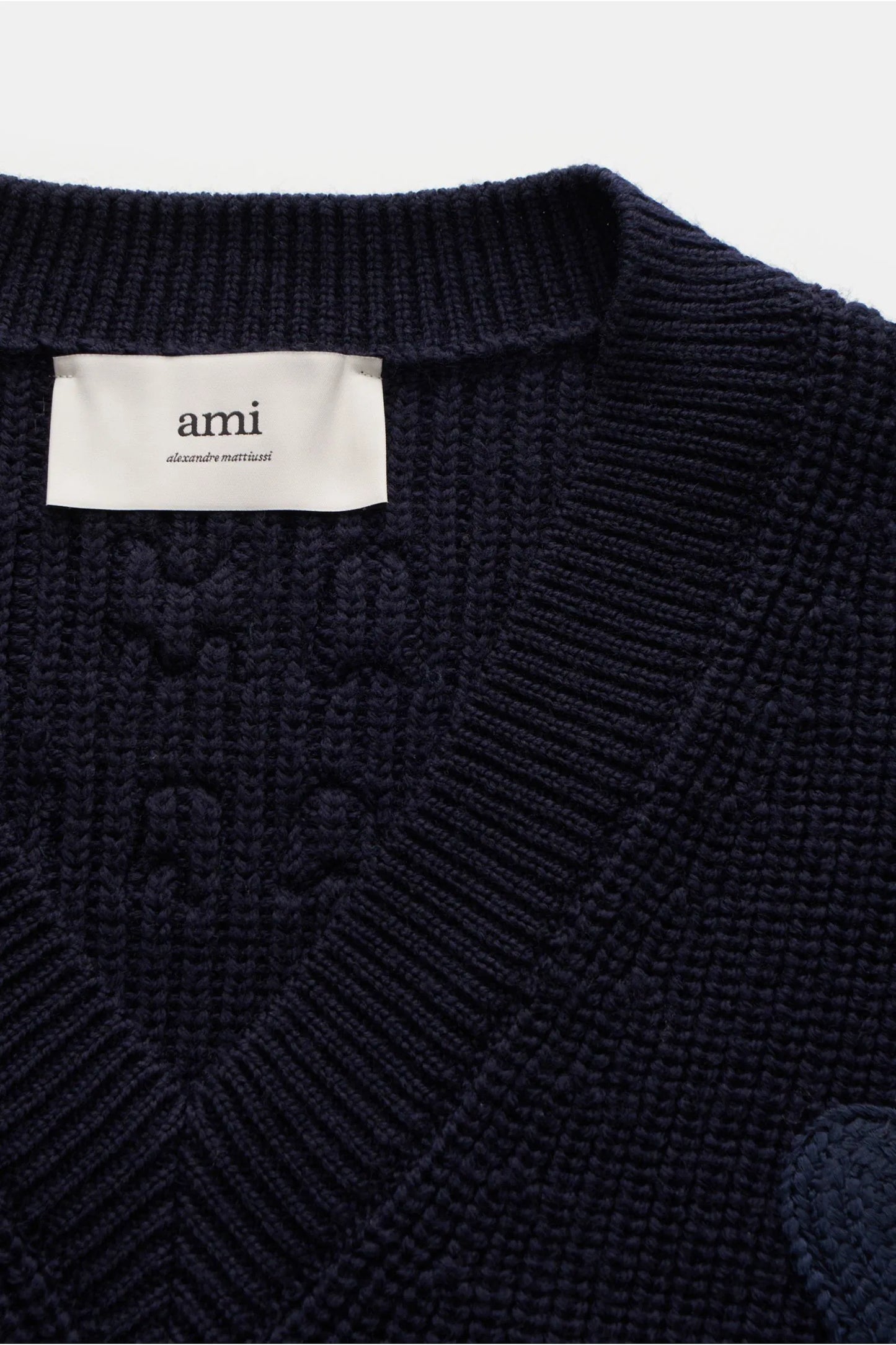 Ami Paris V-Neck Pullover navy