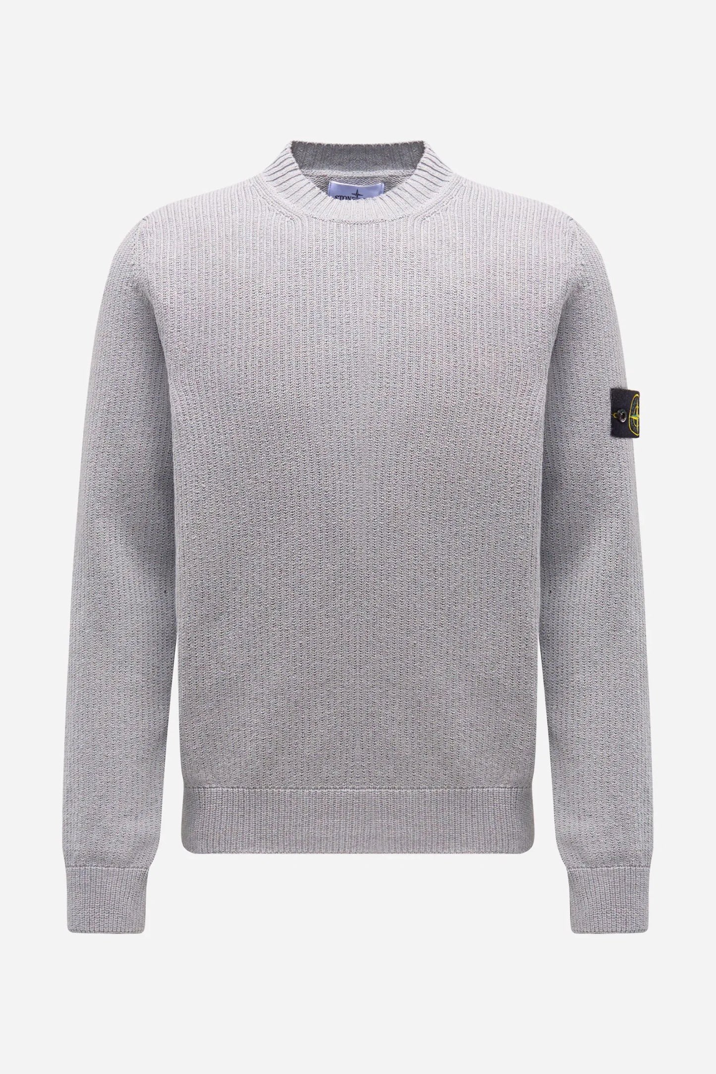 Stone Island Rundhalspullover 'Maglia' grau