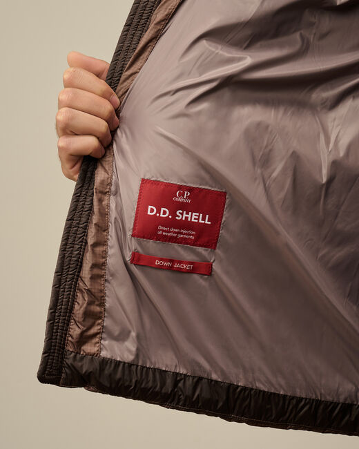 D.D. Shell Hooded Medium Down Jacket