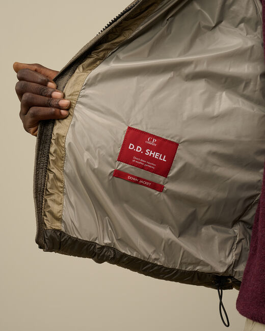 D.D. Shell Hooded Short Down Jacket