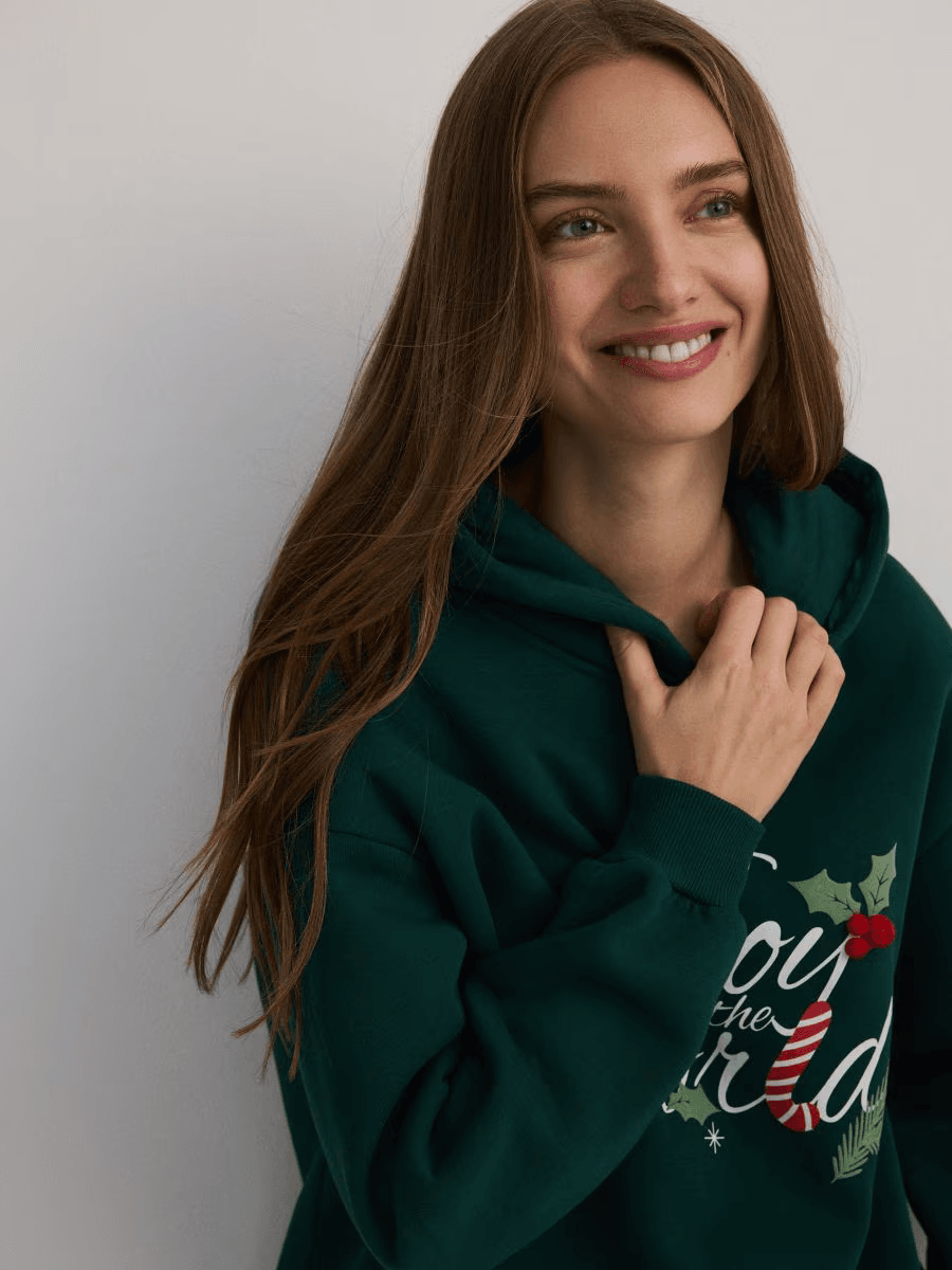 Sweatshirt mit Weihnachtsmotiv