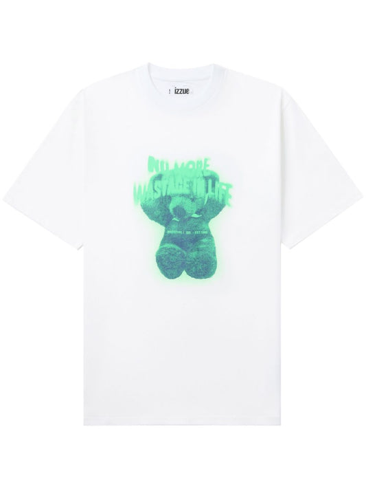 izzue T-Shirt mit Teddy-Print