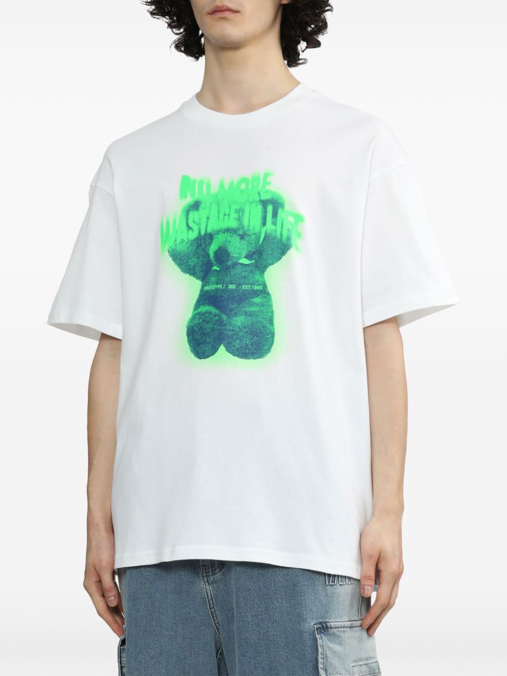 izzue T-Shirt mit Teddy-Print